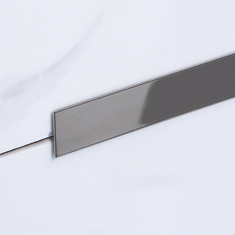 Полоса Нержавеющая сталь Juliano Tile Trim SP117-4S-50W (3000мм) Black полированная