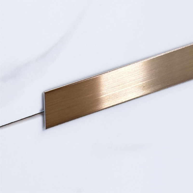 Полоса Нержавеющая сталь Juliano Tile Trim SP117-3B-50W (3000мм) Rose Gold матовая