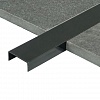 Профиль Juliano Tile Trim SUP25-4S-10H Black полированный (2440мм)#1